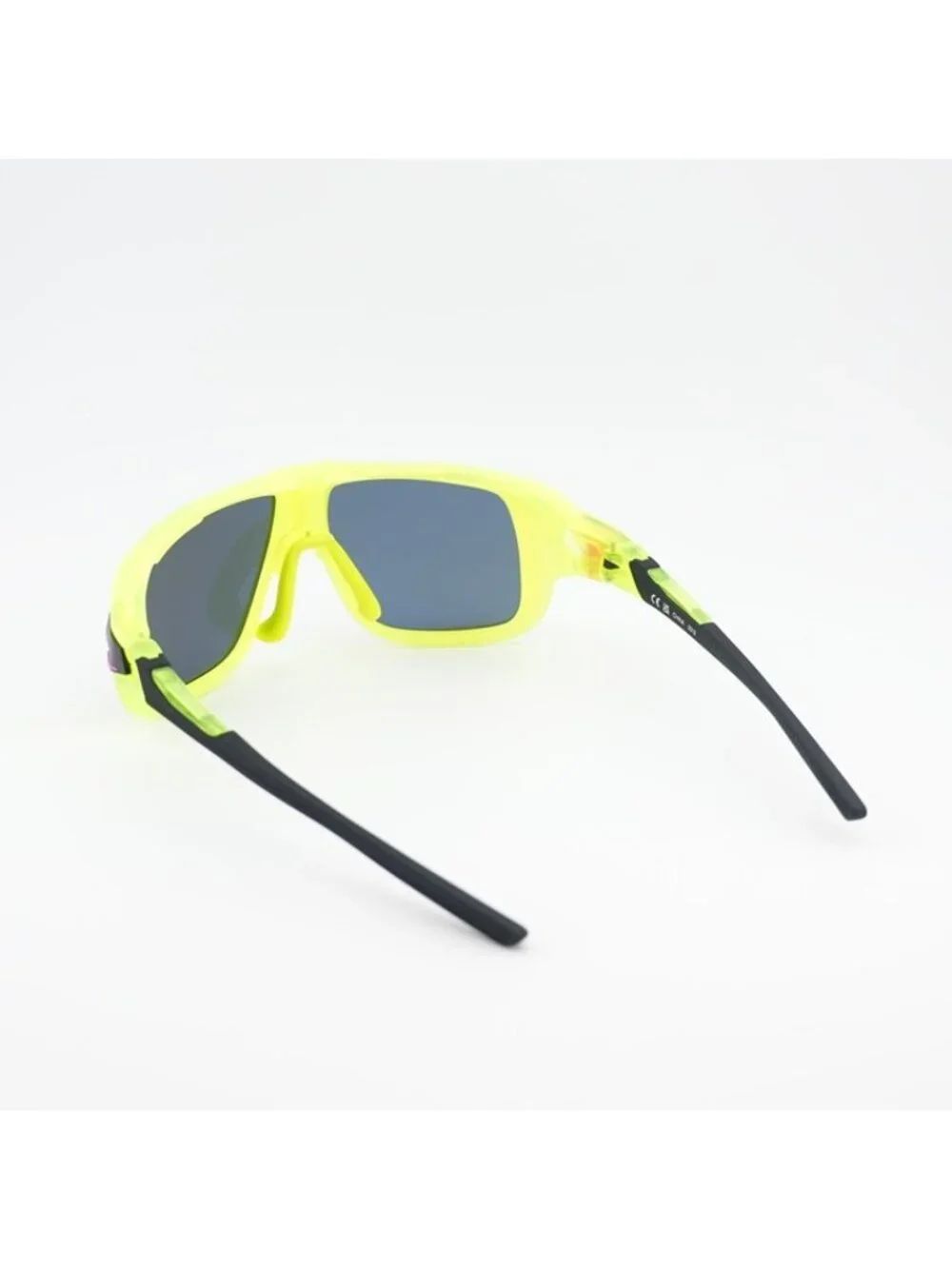 Nike FLYFREE SOAR EV24001 702 Sunglasses Matte Volt Square Frame with Clip-On